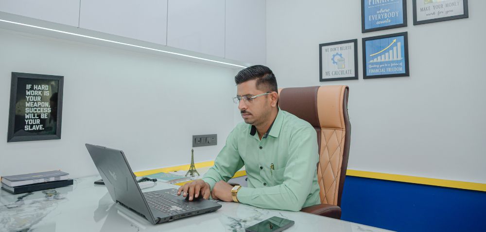 Photo of Mr. Renish Mithani During work